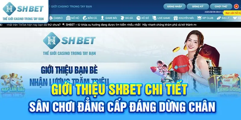 Giới thiệu SHBET chi tiết – sân chơi đẳng cấp đáng dừng chân