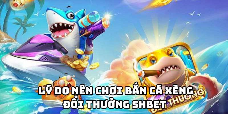 Lý do nên chơi bắn cá xèng đổi thưởng SHBET 